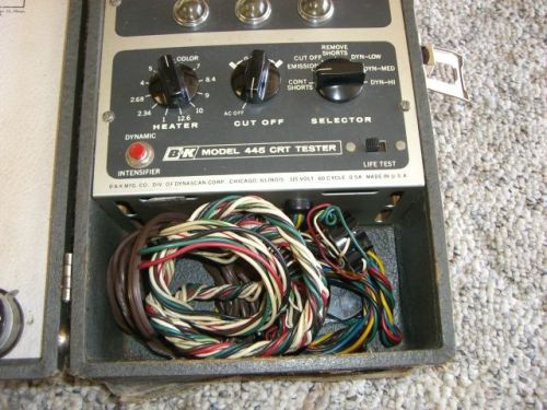Antique b &amp; k crt tester model 445 for sale