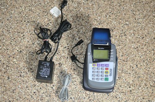 VeriFone Omni 3210se with base stand and power cord