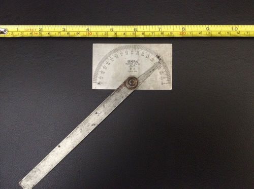General hardware square head protractor no 17 0-180 degrees for sale