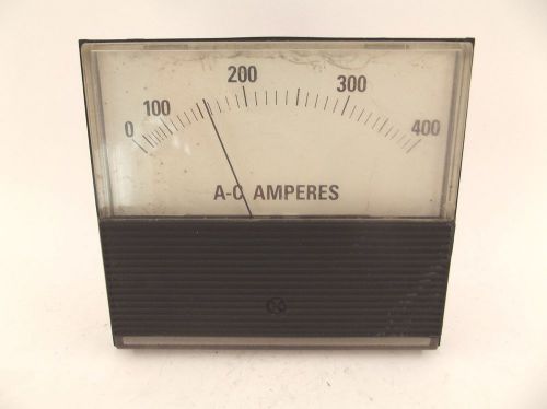 Square d ac amperes 0-400 panel meter style 63090-224-07-0001 for sale
