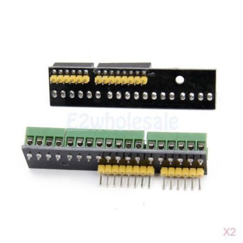 2 Pairs Proto Screw Shield Screwshield Terminal Expansion Boards for Arduino