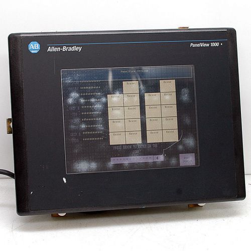 Allen-bradley 2711-t10c15 panelview 1000 color touch operator panel w/ scratches for sale