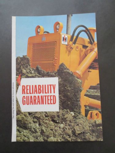 International Crawler Tractors 1970&#039;s Magazine Insert Sales Brochure