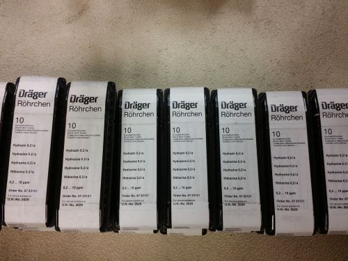 Drager rohrchen #6733121 hydrazin 0,2/a, 0,2-10 ppm for sale