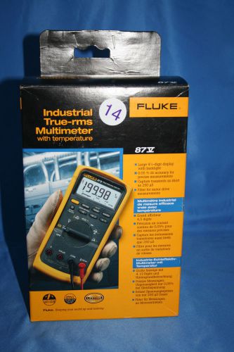Fluke 87 v industrial true-rms multimeter with temperature for sale