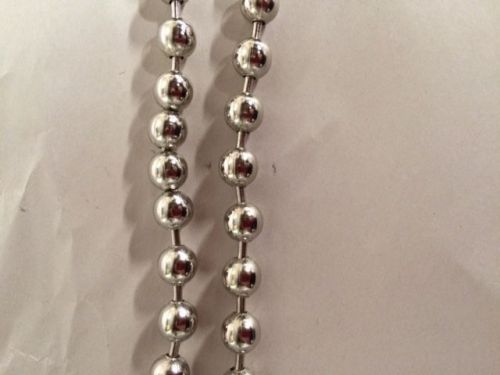 36&#034; ball  chain nickle # 20 , bag of 8chains for sale
