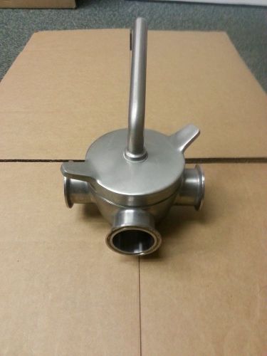 Dpl 2 inch 3-way sanitary plug valve for sale