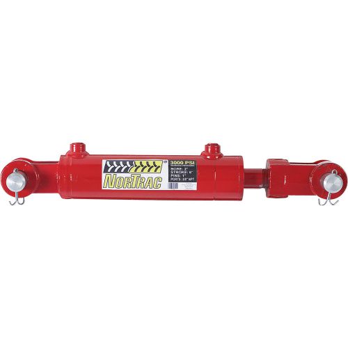 Nortrac heavy-duty welded cylinder-3000 psi 2in bore 6in stroke #992201 for sale