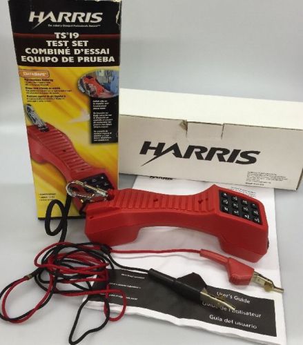 Harris TS19 Portable Buttset Test Phone 19800-HD9 w/ Bed of Nails Cable Unused