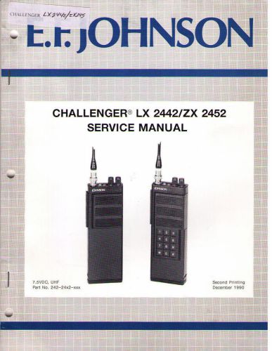 Johnson Service Manual CHALLENGER LX 2442/ZX 2452