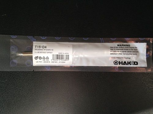 Hakko T15-D4 , Chisel Solder Tip for FM-2027 Iron, 7.5mm x 4.00mm