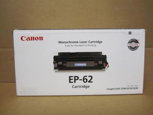 Genuine OEM Canon EP-62 Black Toner Cartridge BRAND NEW