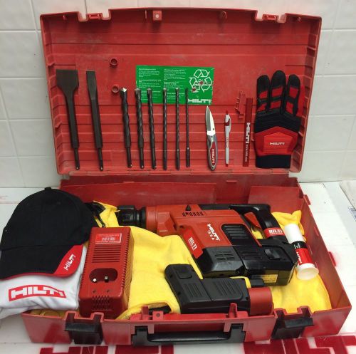 Hilti te 5a cordless w/ 2 batteries, original case w/ free extras, free shipping for sale