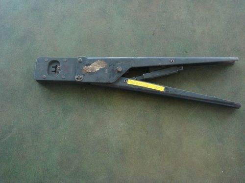 AMP Wire Terminal Crimper 90202-2 Crimping Hand Tool Ratchet Crimp  Lot #5