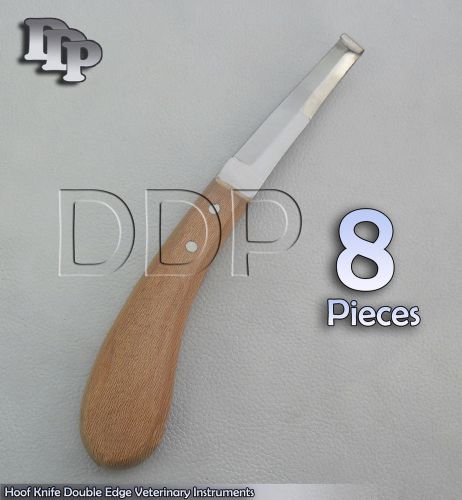 8 Hoof Knife Double Edge Veterinary Surgical Instruments