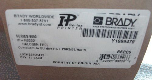 NEW FACTORY SEALED Brady IP-R6002 Thermal Transfer Printer Ribbon  FREE SHIPPING