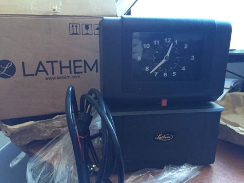 LATHEM Time Clock Model 4001 W Key