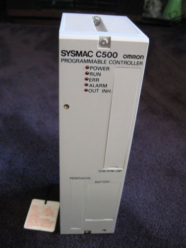 Sysmac C500 Omron Programmable Controller 3G2C3 CPU11E &amp; Manual-NOS