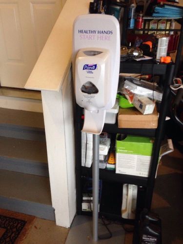 New in box - purell tfx floor stand - mineral gray - mpn 2424-ds for sale