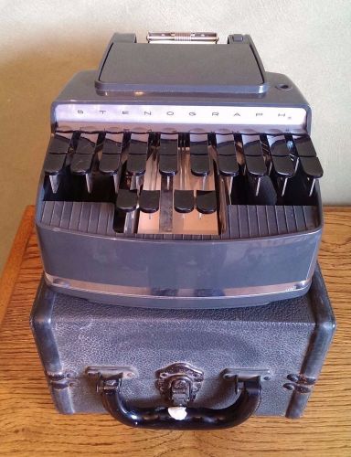 Vintage Stenograph Standard Model! With Case and Paper!