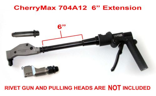 Cherry 704a12-6 cherrymax 6” pulling head nose extension rivet gun riveter for sale