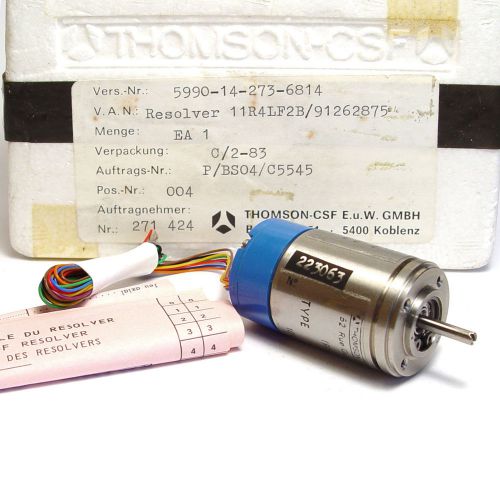 Thomson CSF Synchro Transmitter / Resolver 11 R4 LF 2B, 10V / 400Hz, NOS