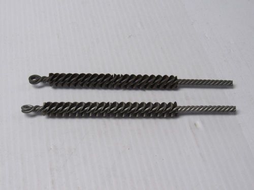 NEW LOT OF 2  NO NAME WIRE TUBE BRUSH 1/2&#034; 7-1/2&#034;L