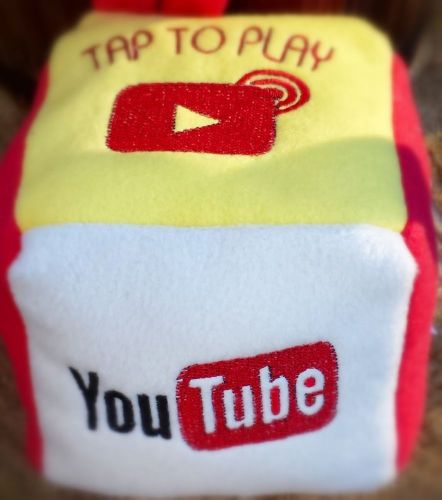 YouTube Cube plush toy ,popular social networking site item (NFC included)