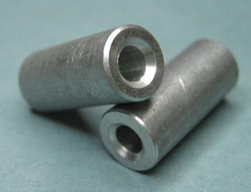 24 - pieces aluminum spacer standoff 3/4&#034;-long 5/16&#034;-o.d. 0.137&#034;-i.d. for sale