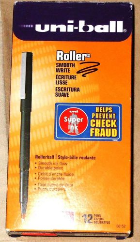 Dozen RED Uni-Ball Roller Rollerball Pens 0.5 Tip Free Shipping 60152