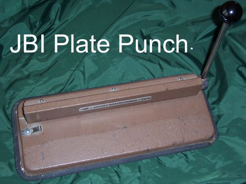 2 Plate Punches for Paper and Polyester Plates