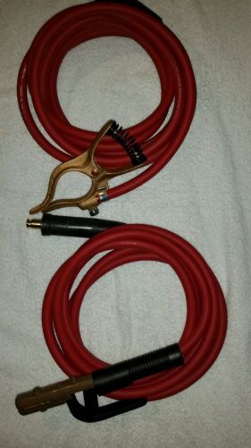 300 amp stinger and ground.  arctic flex. 2/0 AWG. 16&#039; long. New.