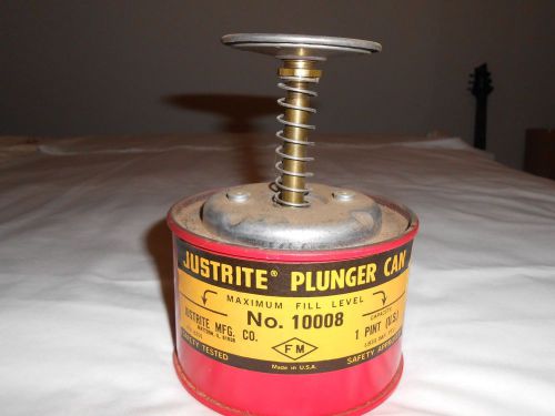 JUSTRITE PLUNGER CAN