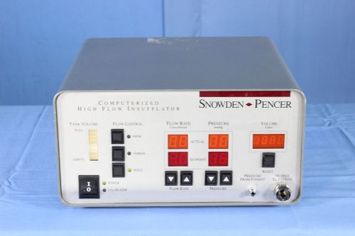 Snowden Pencer Computerized High Flow Insufflator with Warranty