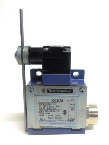 TELEMECANIQUE LIMIT SWITCH BODY, ZCKM1H29, LIMIT HEAD SWITCH, ZCK-D05, 240V, 3A