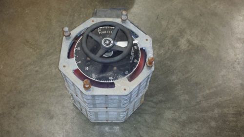 Powerstat Superior Electric Transformer Mod 1156D-2p 120 volt 100 amps 12kva