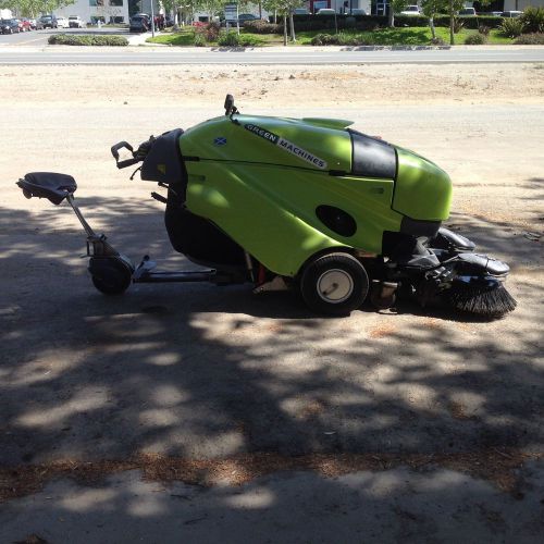 the green machine 414RS sweeper