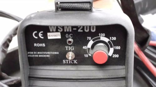 tig welder rossi wsm200 stick as well