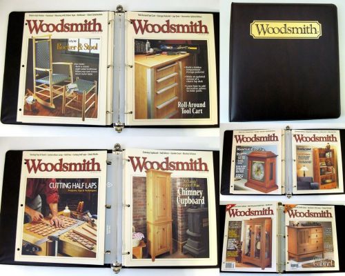 Woodsmith Magazine 8 Issues115-126Bin Binder  Woodworking