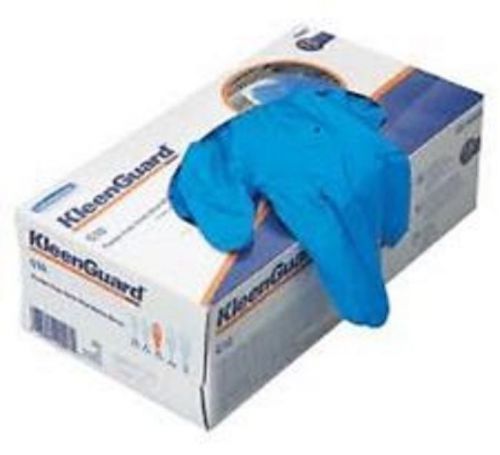 kimberly clark kleenguard G10 nitrile gloves box 200 size 7 medium arctic blue