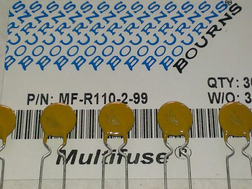 [50 pcs]. bourns 1,10a(1100ma)  resettable fuse (multifuse) 30v mf-r110 for sale
