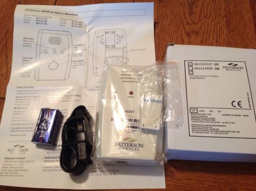 Patterson Medical Alarm Monitor 081562537-NEW!