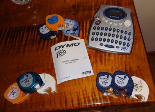 DYMO ELECTRONIC LABEL MAKER LABELMAKER LETRA TAG QX50 QX-50 WITH TAPE