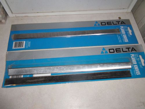 NEW 12 IN. DELTA PLANER KNIFE KNIVES 2 SETS OF 2 EACH 22-547