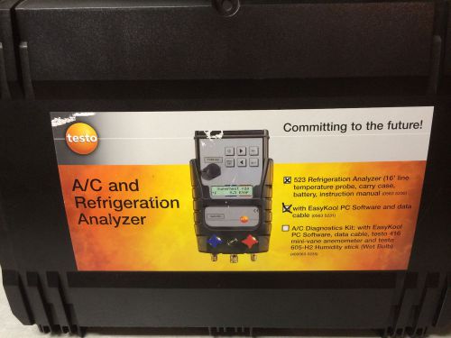 Testo 523 A/C and Refrigeration Analyzer