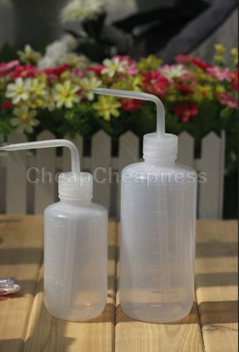 16oz 500ML White Plastic Squeeze Washing Bottle Tattoo Soap Ink Cleaning USEF .E