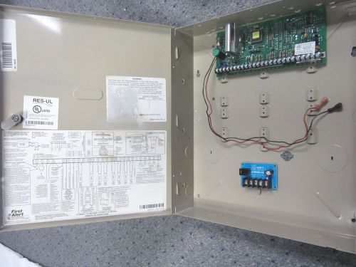 First Alert FA-168CPS Alarm Control Panel in metal enclosure w  Altronix ALSD 2