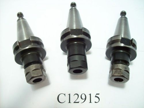 THREE(3) BT30 ER16 COLLET CHUCKS  BT 30 ALSO HAVE MORE TOOLING LISTED LOT C12915