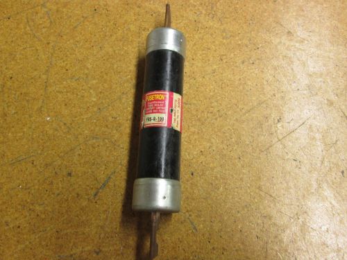 Fusetron frs-r-100 dual element time delay current limiting fuse 100a 600v used for sale