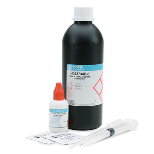 Hanna Instruments HI93734-03 Free/total chl liquid reagent kit, 300pk